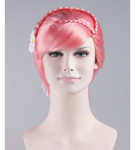 Pretty Pink Ponytail Wig